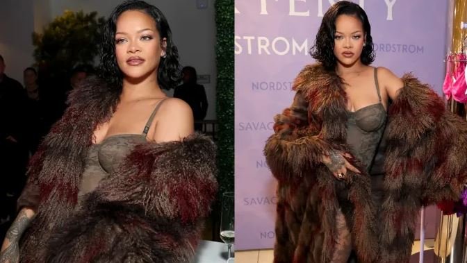 Rihanna camouflage style