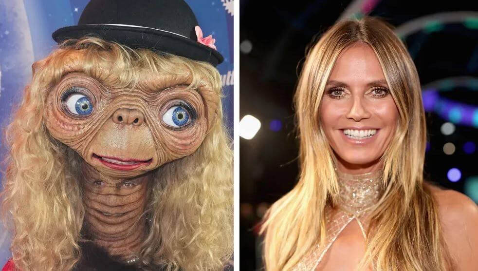 Heidi Klum’s E.T. Transformation 