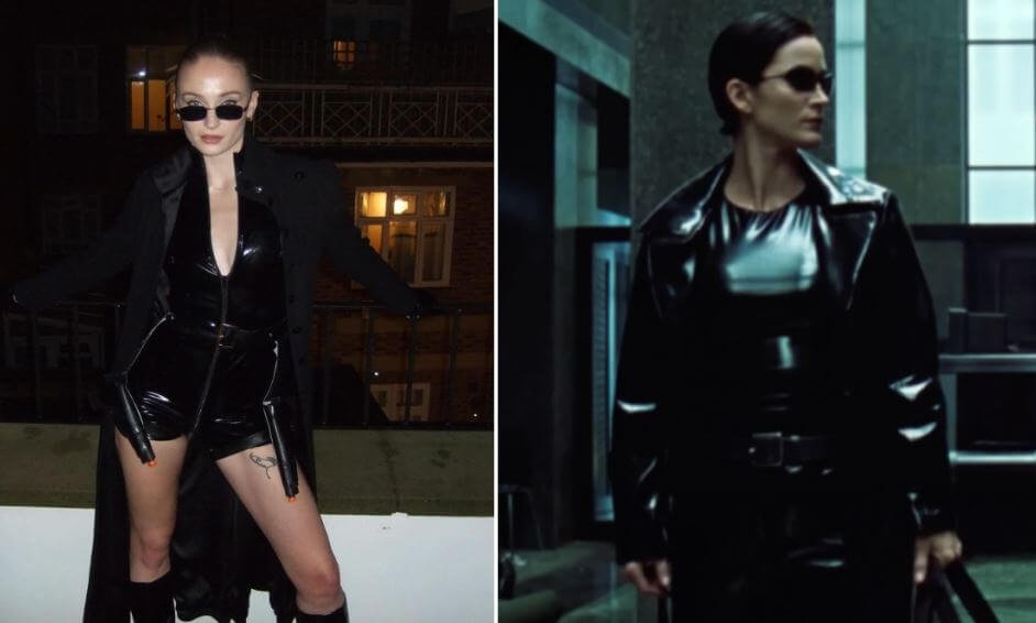 Sophie Turner’s The Matrix-Inspired Costume 